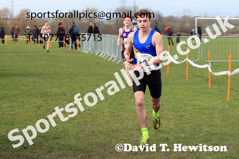 Mens Under-17s 2026 Northern Cross Country Champs., Pontefract Racecourse, Pontefract. Photo: David T. Hewitson/Sports for All Pics